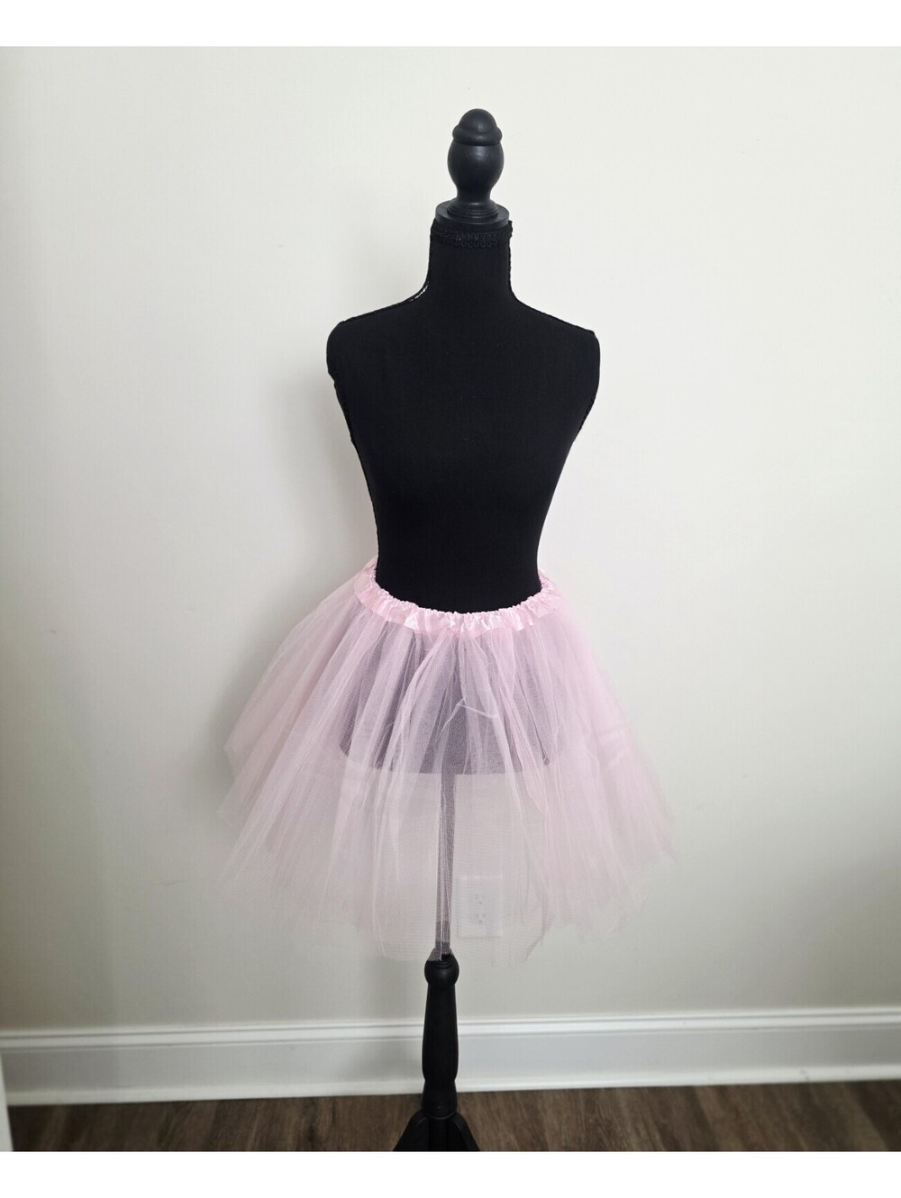 Light Pink Tutu Mini Skirt Sheer One Size Three Layered